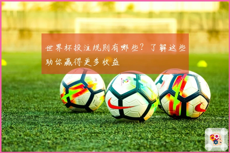 世界杯投注规则有哪些？了解这些助你赢得更多收益